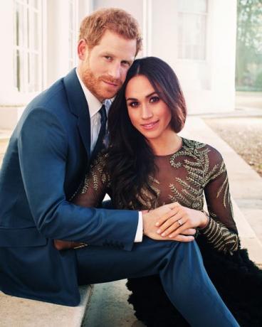 Meghan Markle sitoutuminen kuva laukaus