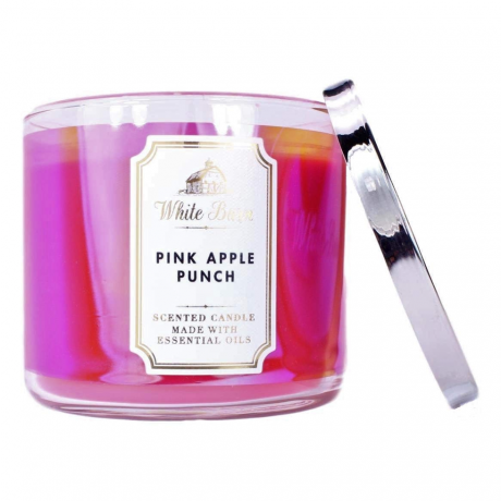Pinkki Apple Punch Three-Wick -kynttilä
