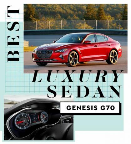 parhaan auton palkinnot paras luksussedan genesis g70